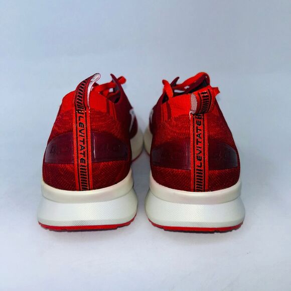 BROOKS MEN LEVITATE 4 RED/CHERRY TOMATO/WHITE 110345 1D 672 RUNNING SHOES SIZE 9